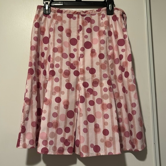 Willi Smith Dresses & Skirts - Willi Smith pink polka dot skirt